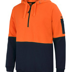 JB's Wear Hi Vis 1/2 Zip Hoodie